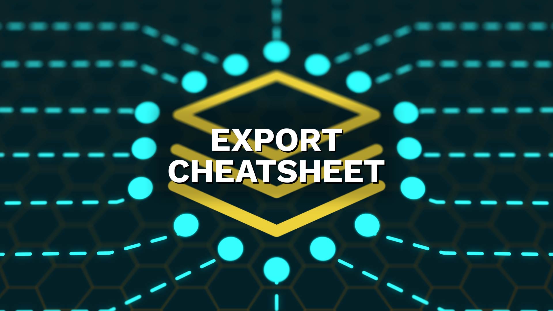 Export Cheatsheet Tool für Adobe Premiere Pro